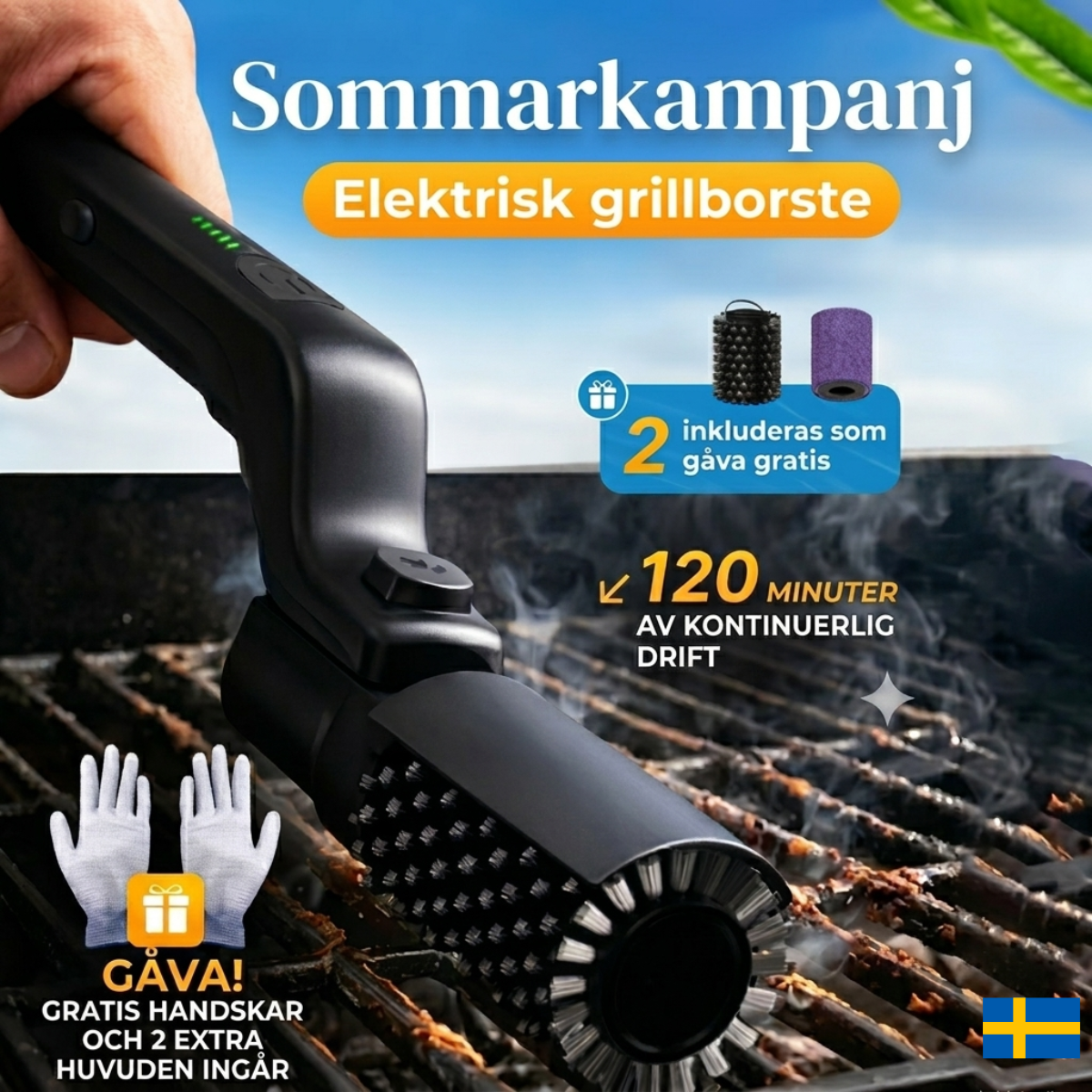 Mastern™ - Elektrisk grillborste